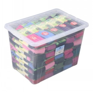 TML Clear Plastic Storage Box & Lid Size 10 (75 Litre)